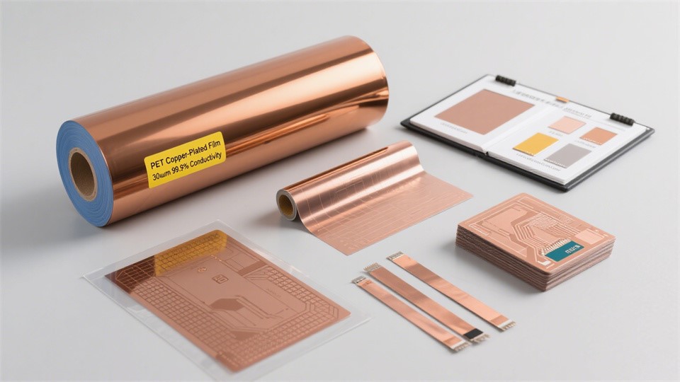 PET copper-coated film PET copper-coated film